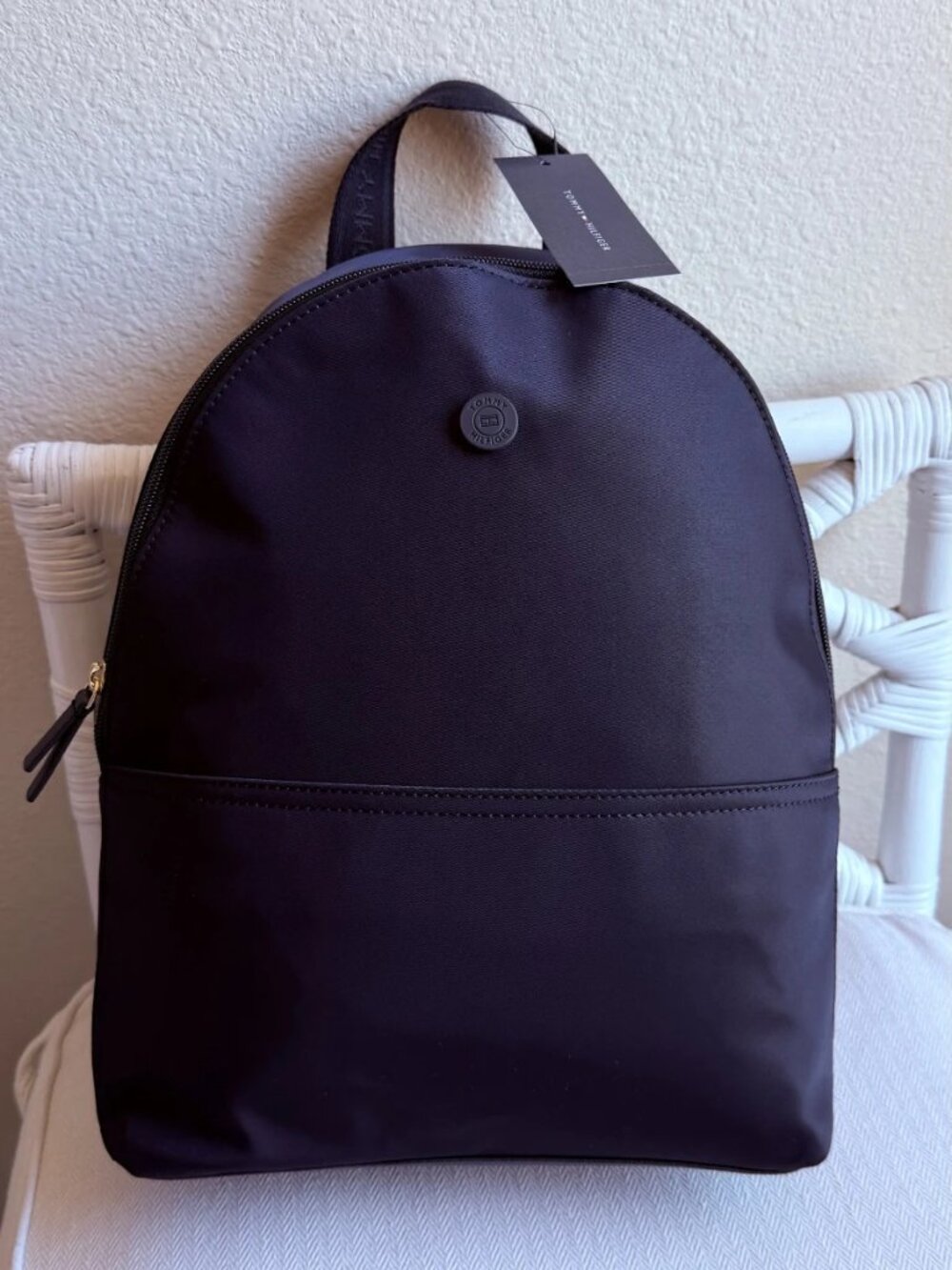 Tommy Hilfiger Women's Tessa Nylon Dome Backpack Navy NWT